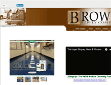 Tablet Screenshot of brownsupply.com